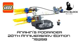 Darth Block Builds Anakin's Podracer 20th Anniversary Edition 75258 from Lego StarWars