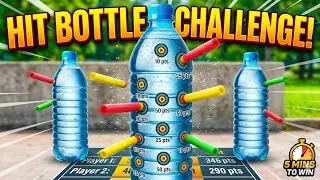 😂बॉटल से ￼चैलेंज | 😱Hit Bottle Challenge | सब को एक बराबर पड़ा | New Video | Comedian6boysvlog 