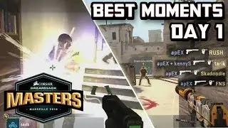 GeT_RiGhT 1 VS 3 Clutch! Apex Ninja 4k! Tarik Sneaky Zeus! Best Moments Of Day 1