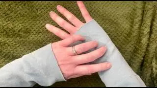 ASMR Fabric Scratching and Hypnotic Hand Movements (no talking)