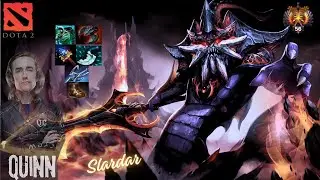 Quinn - Slardar Midlane - New Patch 7.38 rank 56 Gameplay