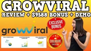 🔥 GrowViral Review 🛑🎁  Don't Buy Till See My Crazy Bonus $9588 🎁🛑 GrowViral Bonus 🔥 GrowViral Demo