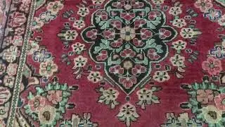 Colour and dye repair on rugs