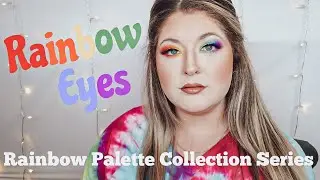 RAINBOW PALETTE COLLECTION SERIES | DOCOLOR Gemstone shadow palettes | RAINBOW EYE MAKEUP LOOK