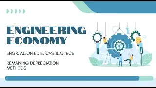 Engineering Economics: Sinking Fund / HourOutput/ Service Output/ MACRS