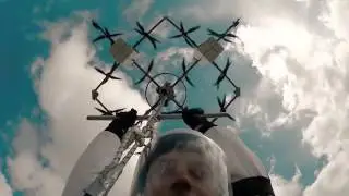 Drone Videography |This Skydiver Performs The World's First Jump From A Flying Drone