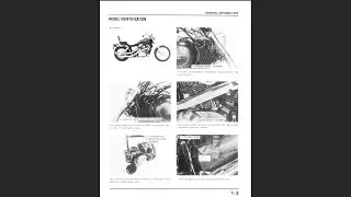 Honda VT 1100 C Shadow 1987-1996 Service Workshop Repair Manual Download PDF
