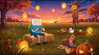 An Autumn Evening in the Fields of Ooo 🌾 Nostalgic Lofi for a Peaceful Sunset