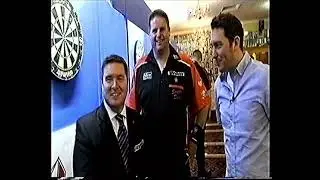 Jon Richardson at British Darts Organisation (BDO) World Trophy 2016, exhibition v Scott Mitchell