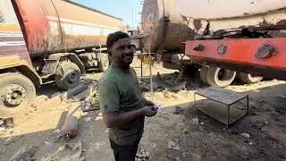 Driver Ne Truck ka engine oil nahi kiya check pura engine oil se gaya Bhar