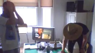 Live Subbuteo Champions League Draw by Jason Statham and Kurt Cobain
