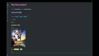 Developing a markdown editor with live preview in place