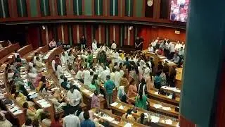 The House meeting of Municipal Corporation of Delhi at Dr.S.P. Mukherjee Civic Centre, in New Delhi
