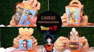 Preparativos festa Dragon Ball z - Caixinhas - Parte 5 - Rennan 11 anos