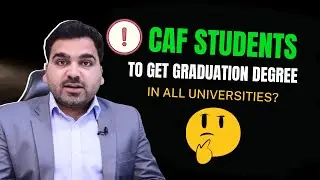 CAF Students to get graduation degree in all universities of Pakistan