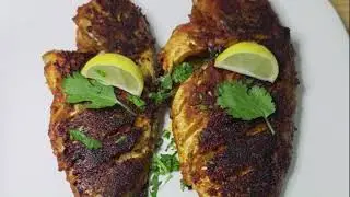 Sea Bream Fish Red Masala Fry Recipe
