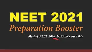 NEET 2021 Preparation Booster | Specific Strategy for NEET 2021