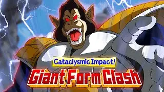 NO LRS! ALL MISSIONS! STAGE 3 OF CATACLYSMIC IMPACT GIANT FORM CLASH VS VEGETA (Dokkan Battle)