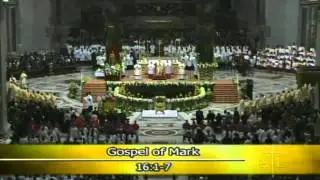 Easter Vigil in St. Peter's Basilica - April 7, 2012