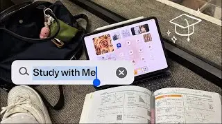 Study With Me Vlog + Fire Crackling | Math 😭 