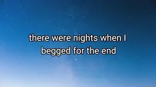 From The Ashes (Official Lyrics Video)