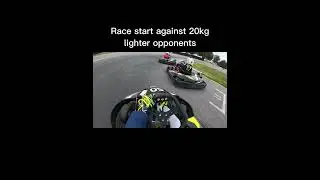 RACE START VS LIGHTER DRIVERS 💪🔥 #karting #fail