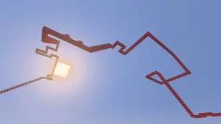 Multi Island Roller Coaster Across Mountains and Through Caves