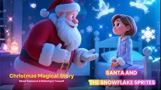 Christmas Bedtime Story for Kids |Santa and the Snowflake Sprites❄️🎅Teamwork & Believing in Yourself