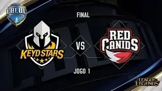 Keyd Stars x Red Canids (Jogo 1 - Final) - Primeira Etapa CBLoL 2017