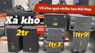 Thanh Lý !!! B3, Rcf, Bmb, ... gần 20 mẫu bas30 giá rẻ trên 1tr- 1 đôi bao ship  Bas trép neo