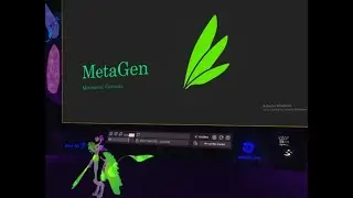Guillefix gives presentation on METAGEN.AI at Transhumanist VR meetup