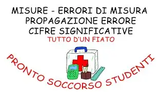Tutto d’un fiato: Misure, Errori di Misura, Stima dell’Errore, Propagazione Errore e Cifre Signif.