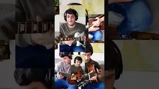 one man band 😊. The importance of creativity 🎵🎸 #looping #acousticguitar #electricguitar