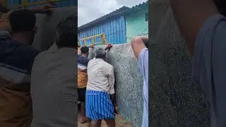 Men's un recognised efforts for his family | Lifting marble stones | Marble