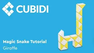 CUBIDI Magic Snake Tutorial &ndash; How To &ndash; 24 &ndash; Anleitung Giraffe Magic Snake Puzzle