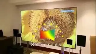 Best Visual effect 4K ALR thin bezel frame UST projector screen