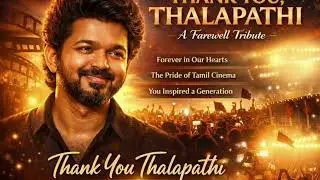 #ThankYouThalapathi #Thalapathi #Vijay #TamilSong #TributeSong #TamilMusic #TamilFans #TamilCinema