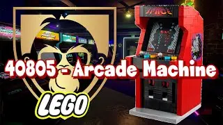 Lego set 40805 - Arcade Machine *** COMPLETE TIME-LAPSE BUILD, UNBOXING & REVIEW ***