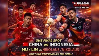 Men&rsquo;s Doubles Semifinal | HU KE YUAN / LIN XIANG YI 🇨🇳 vs NIKOLAUS 🇮🇩 | Thailand Masters 2026 