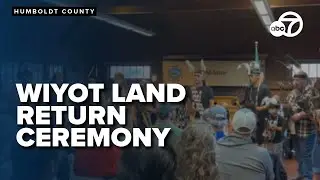 Members of Friends of the Dunes transfers 357 acres of land to Wiyot Tribe