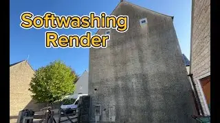 Softwash Render Cleaning - Satisfying watch!