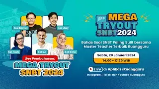 Pembahasan Soal Sulit Mega Tryout SNBT 2024 Ruangguru
