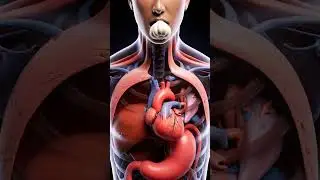 Garlic Journey Inside the Human Body #MedicalArt#AnatomyDesign#3dvisualization #garlichealth