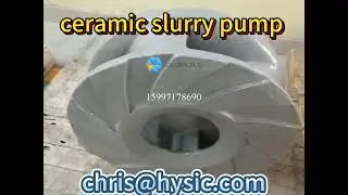 HONGYUAN SiC ceramic slurry pump in China