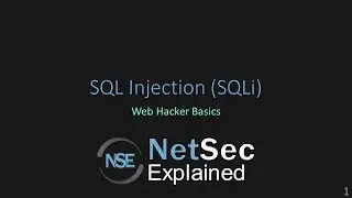 Web Hacker Basics 01 (SQL Injection)