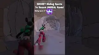 SECRET Hiding Spots To Reach UNREAL Rank 🤯 #shorts #fortnite