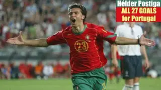H&eacute;lder Postiga ◉ All 27 Goals for Portugal 🇵🇹