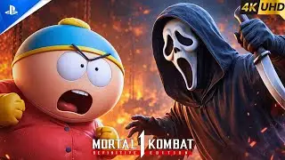 Эрик Картман против Призрачного лица &ndash; Эксклюзивный бой | Mortal Kombat 1 | 4K Full HD 60FPS
