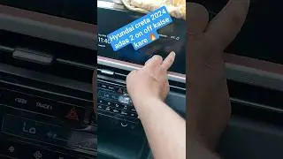 Hyundai new creta 2024 Forward collision on/off activation and deactivation level adas 2#adas #short