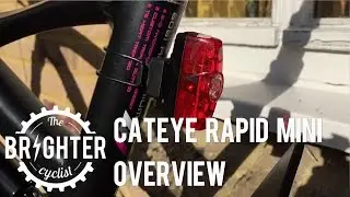 Cateye rapid mini commuter rear bike light overview